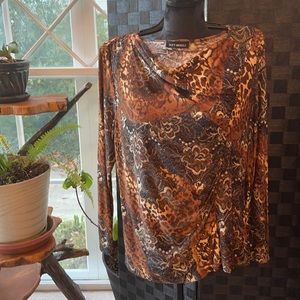 Soft works beautiful long sleeve multiple print